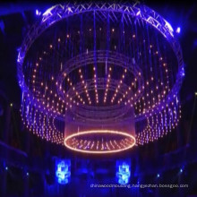 Nightclub ceiling rgb color dmx 3d tube